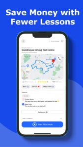 driving test routes app